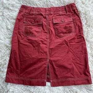 Y2K Architect Floral Embroidered Skirt Size 8